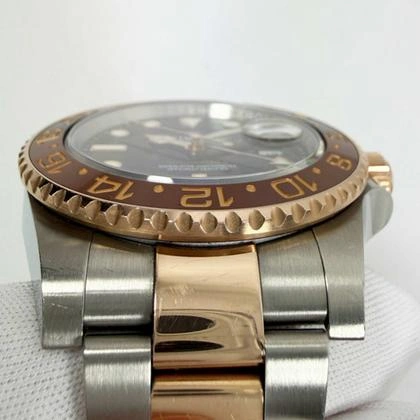 Rootbeer 126711CHNR 40MM 18K Rg Two-Tone Black DialGMT-Master II - Image 8